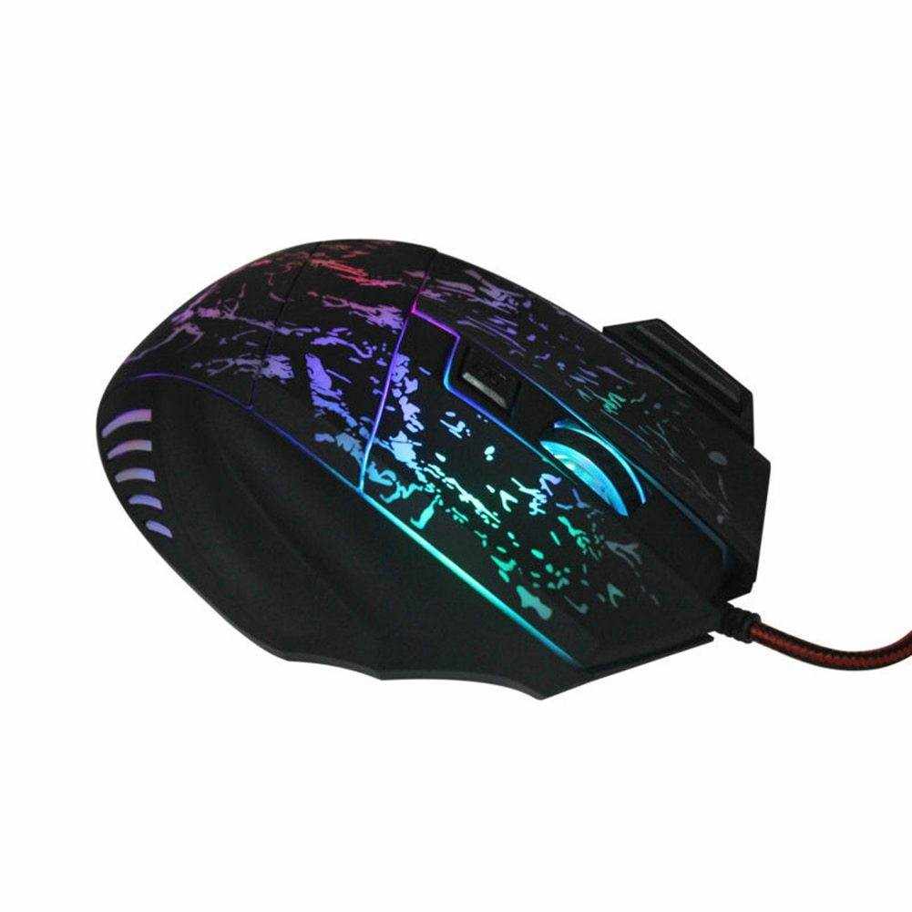 Precision computer gaming mouse with ergonomic design and customizable buttons for superior accuracy and speed