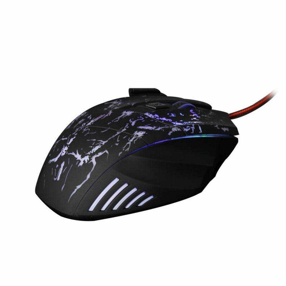 Precision computer gaming mouse with ergonomic design and customizable buttons for superior accuracy and speed