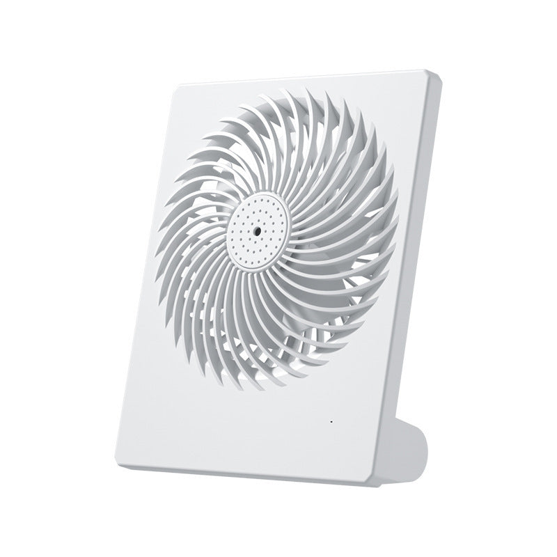 White fan on a white background