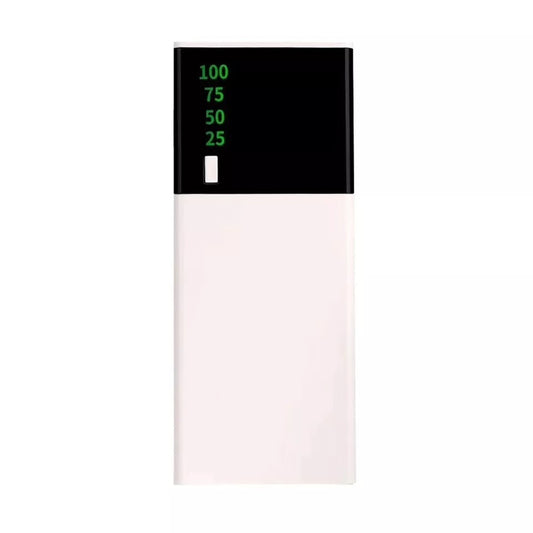 Power Bank with a black display on a white background