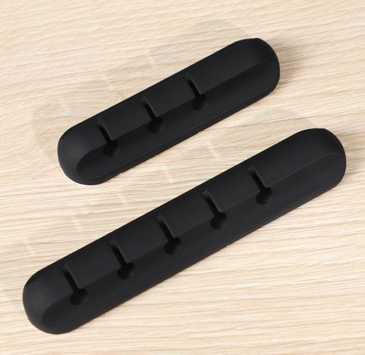 Silicone USB Cable Winder Desktop Cable Organizer Management Multipurpose Clips Cables Protector For Wired Headphones - TechNest Accessories