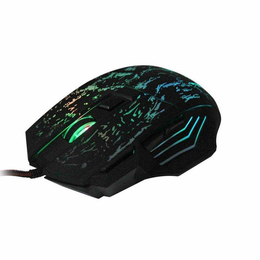 Precision computer gaming mouse with customizable buttons and ergonomic design, featuring RGB lighting for enhanced gaming performance.