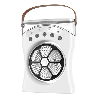 Portable Mini Humidifier Fan - Rechargeable Water Spraying Cooler | TechNest