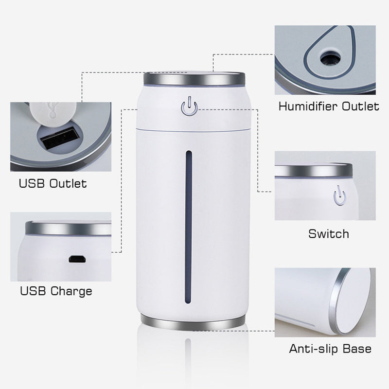 Car Humidifier 220ML Mini USB Aroma Diffuser Air Humidificator - TechNest Accessories